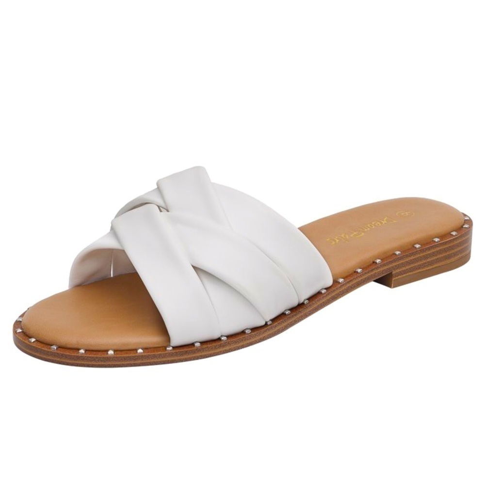 Dream Pairs Studded Slip On Sandals 9